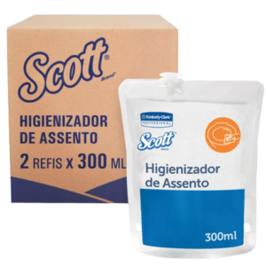 NITS CLEAN ACESSÓRIOS - SCOTT HIGIENIZADOR DE ASSENTO - 1 CAIXA COM 2 REFIS 300 ML - 30197122 - 2421
