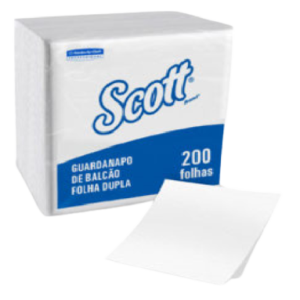 NITS CLEAN GUARDANAPOS - SCOTT BALCÃO INTERFOLHADO - 60 PACOTES COM 200 FOLHAS - 21,5CM 10CM - 30224870 - 2420
