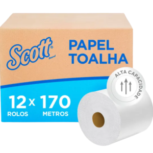 PAPEL TOALHA ROLO - NITS CLEAN - SCOTT TOALHA ROLO 12 ROLOS DE 170M -30207165 - 2395