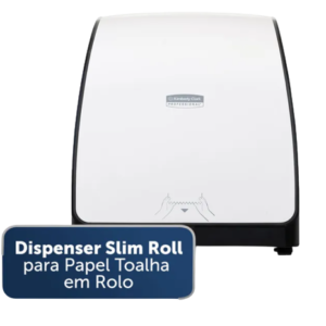 DISPENSER SLIM ROLL - PARA ROLOS COMPACTOS - 34,4CM X 32,1CM X 18,3CM - 30217685 - 2496