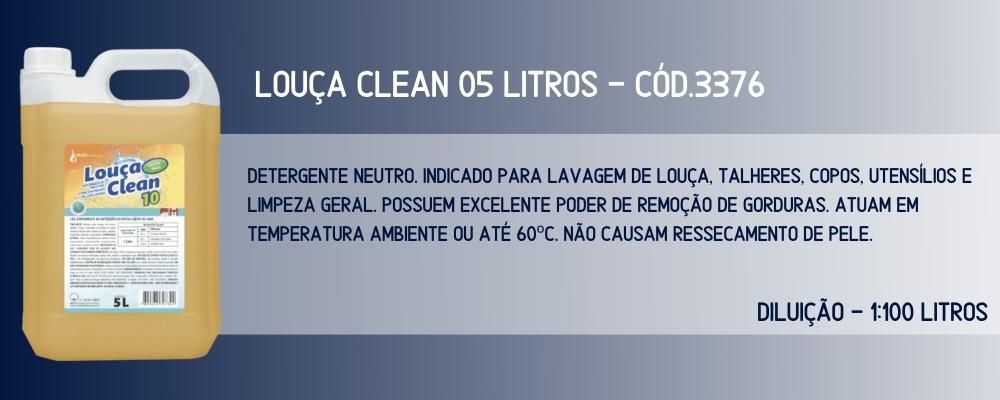 LOUÇA CLEAN 05 LITROS - cód.3376